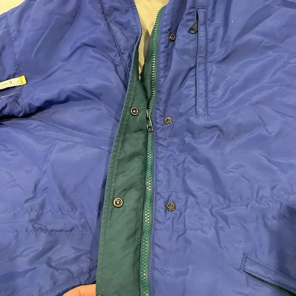 VTG LL Bean Penobscot Parka Jacket Women's S Full Zip Coat‎ Hood USA Made - Picture 5 of 11
